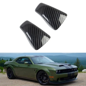 

For Dodge Challenger 2015-2020 carbon fiber rear roof hook cover embellishment decoration car styling accessories