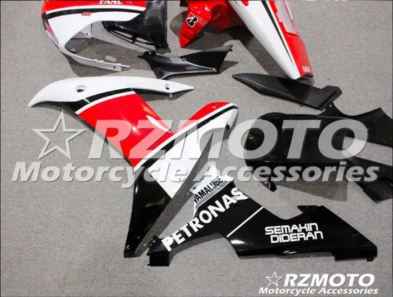 ABS прессформы мотоцикла Обтекатели наборы подходят для Yamaha YZF-1000-R1 2004 2005 2006 04 05 06 обтекатель кузова набор на заказ красный белый
