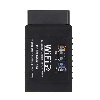 

Black ELM327 V1.5 OBD2 WIFI car fault detector