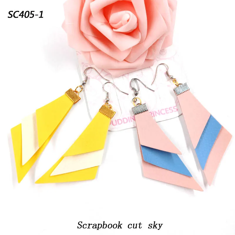 Earring-SC405 скрапбукинга срезанное небо и стальные деревянные штампы совместимы с большинством машин