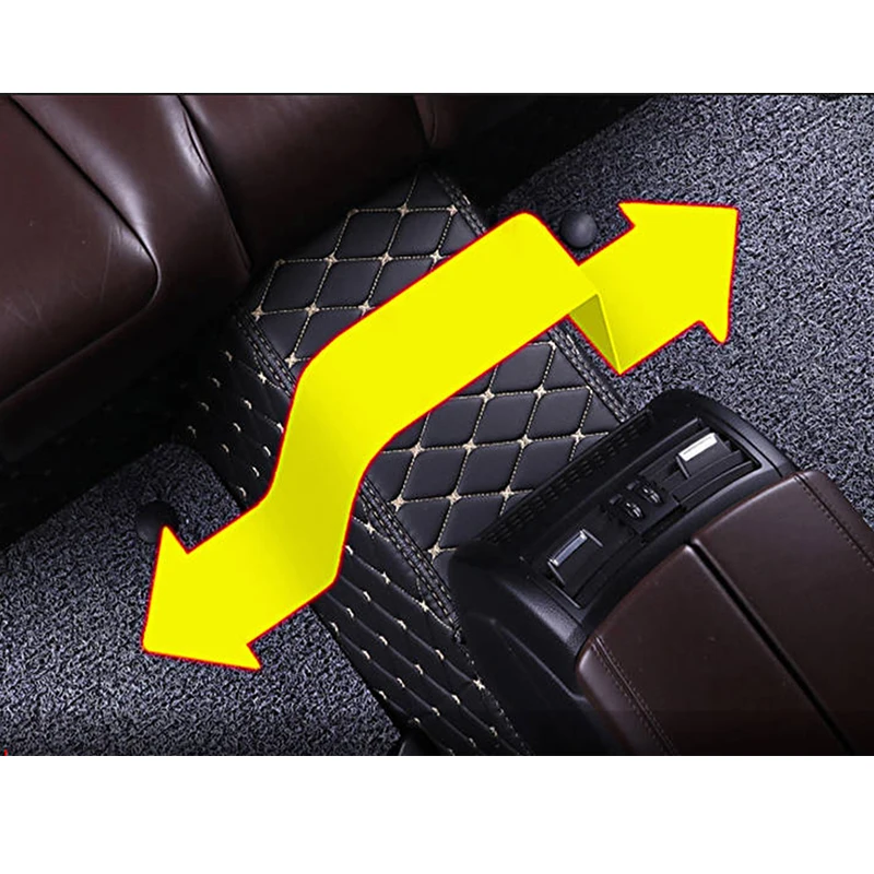 Кожаные пользовательские автомобильные коврики для Toyota Land Cruiser 100 200 Водонепроницаемые кожаные Коврики для автомобиля-Стайлинг автомобильный коврик