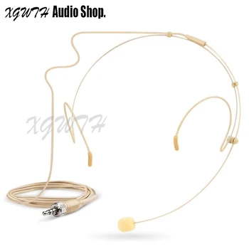 

Headset Headworn Microphone Undirectional Cardioid Mic for Sennheiser Wireless System Transmitter Beltpack 3.5mm Screw Lock Plug