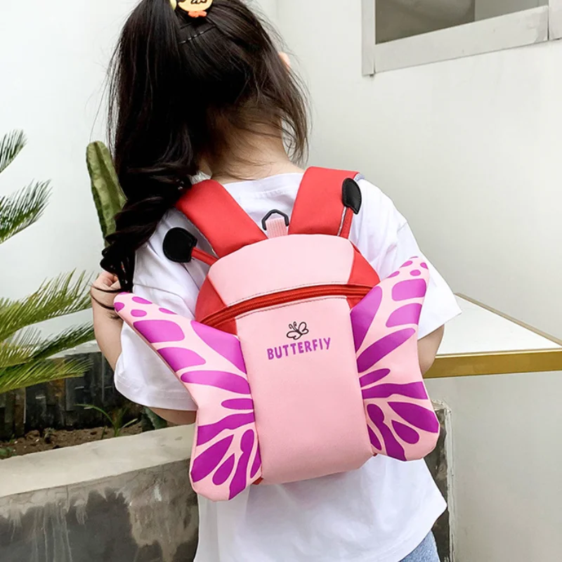 Детский рюкзак с милыми бабочками для детского сада мальчиков и девочек героями