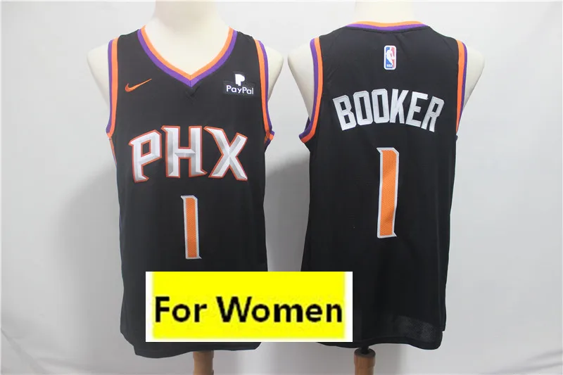 3 Сезон A+++ Феникс качество для женщин взрослых#1 DEWIN Booker 22 DeAndre Ayton Джерси - Цвет: 3