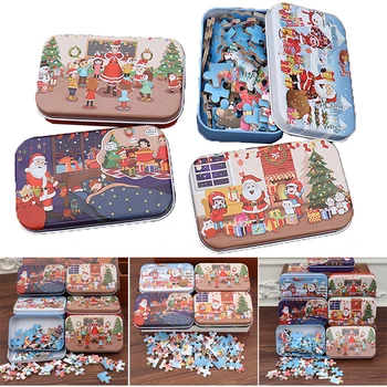 

Children's Santa Claus Christmas DIY Wooden Handmade Puzzle Toys Gift for Development of Practical Thinking Ability DTT8