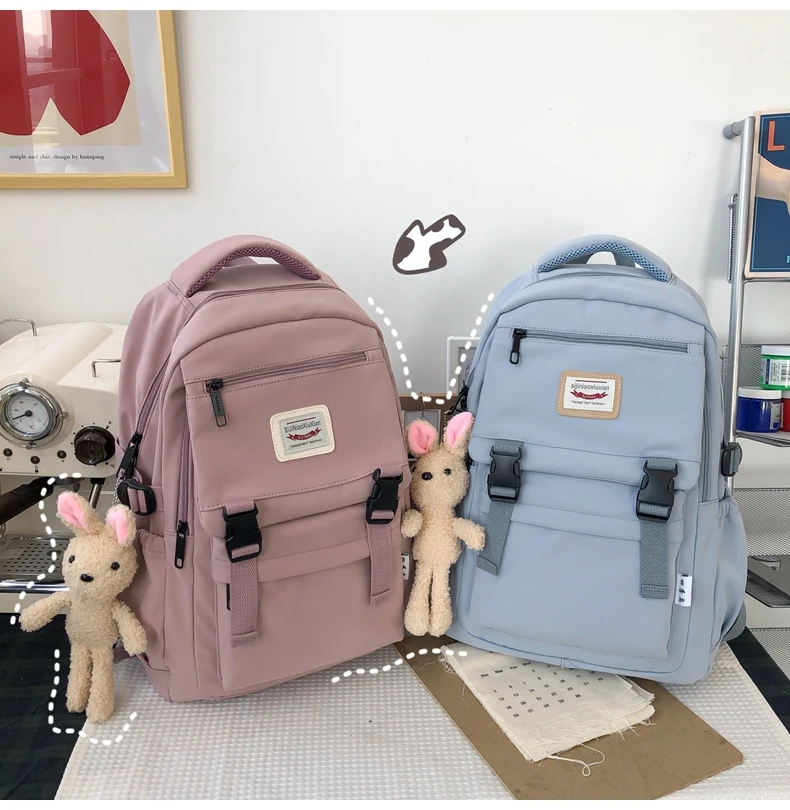 Kawaii Korean Large Capacity College Backpack - Limited Edition