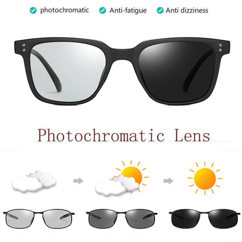 Sand Black Мужские Поляризованные Фотохроматические солнцезащитные очки для женщин, для спорта на открытом воздухе, пилота, вождения, рыбалки, переход, хамелеон, фотохромные линзы - Цвет линз: Sand Black