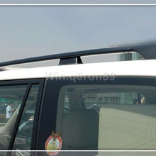 1 комплект наружный черный цвет багажник на крышу рельсы верхняя крыша багажник для Toyota Prado FJ120 2003 2004 2005 2006 2007 2008 2009