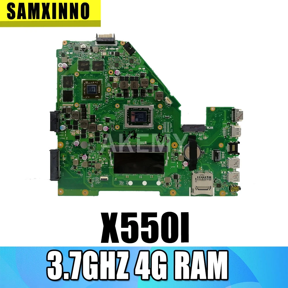 X550IK материнская плата 3 7 ГГц 4G RAM Graphics для Asus X550I X550IU ноутбука | Компьютеры и офис