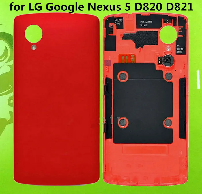 Задняя крышка батарейного отсека D820 D821 для LG Google Nexus 5 запасные части корпуса без