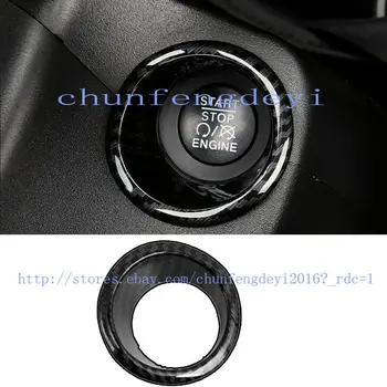 

Car modification Car accessories Fit For Jeep Compass 2017-2018 Carbon Fiber Key Start Button Ring Decor Trim