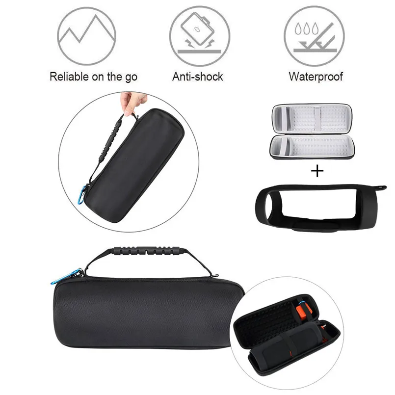 EVA путешествия эфирные ForJBL Charge 4 Bluetooth динамик сумка+ силикагель пещера двойная молния открытие 40AUG27