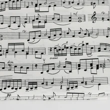 100 см* 110 см хлопковая ткань с принтом нот Zakka хлопковый материал поплин