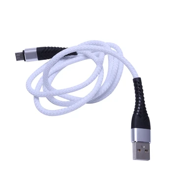 

1M Micro-USB Braided Fish Tail USB Durable Cable Data Fast Charging for Android Xiaomi Redmi Note 4X 2A Fast Charge Data Sync Co