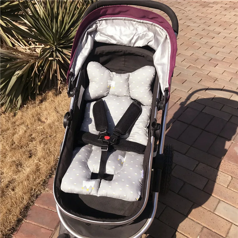 Подушка для детской коляски, коврик для новорожденного, подушка для сиденья, хлопок, Детские аксессуары, коляска для малыша, подушка, доступны с обеих сторон YCZ028 - Цвет: YCZ028M