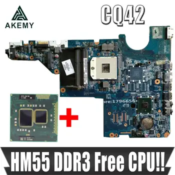 

Akemy Main board 595184-001 For HP CQ42 CQ62 G42 G62 Laptop motherboard HM55 DDR3 Free CPU!!