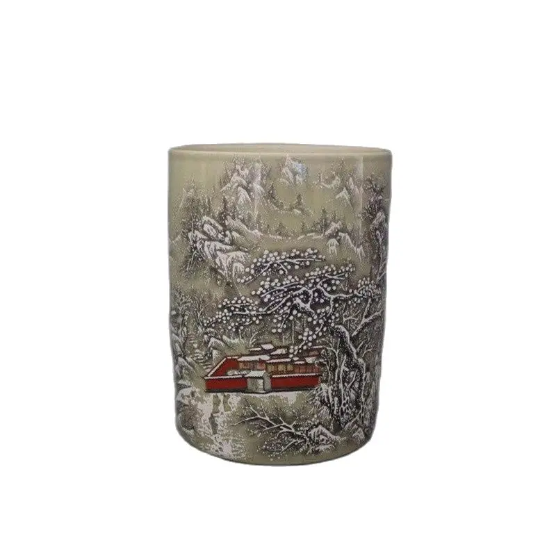 

Годовая система Цзиндэчжэнь Цин династии тунчжи пастельный Пейзаж украшения