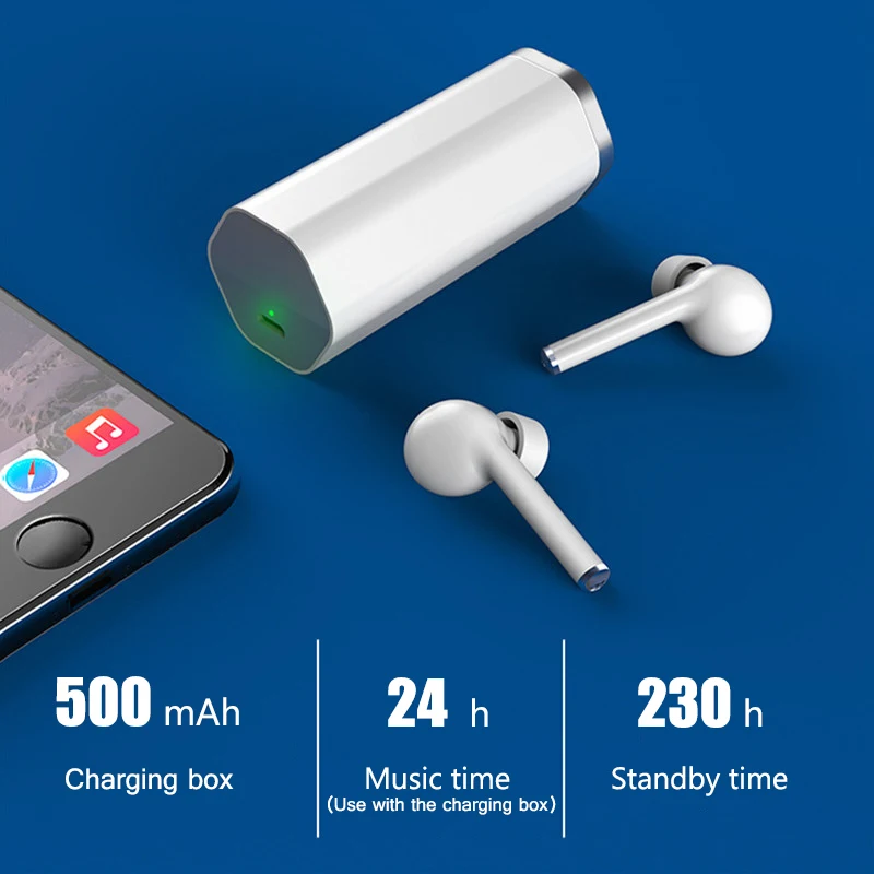 TW50 Bluetooth наушники HIFI стерео Бас шумоподавление Гарнитура двойной микрофон с зарядным устройством Беспроводные спортивные наушники