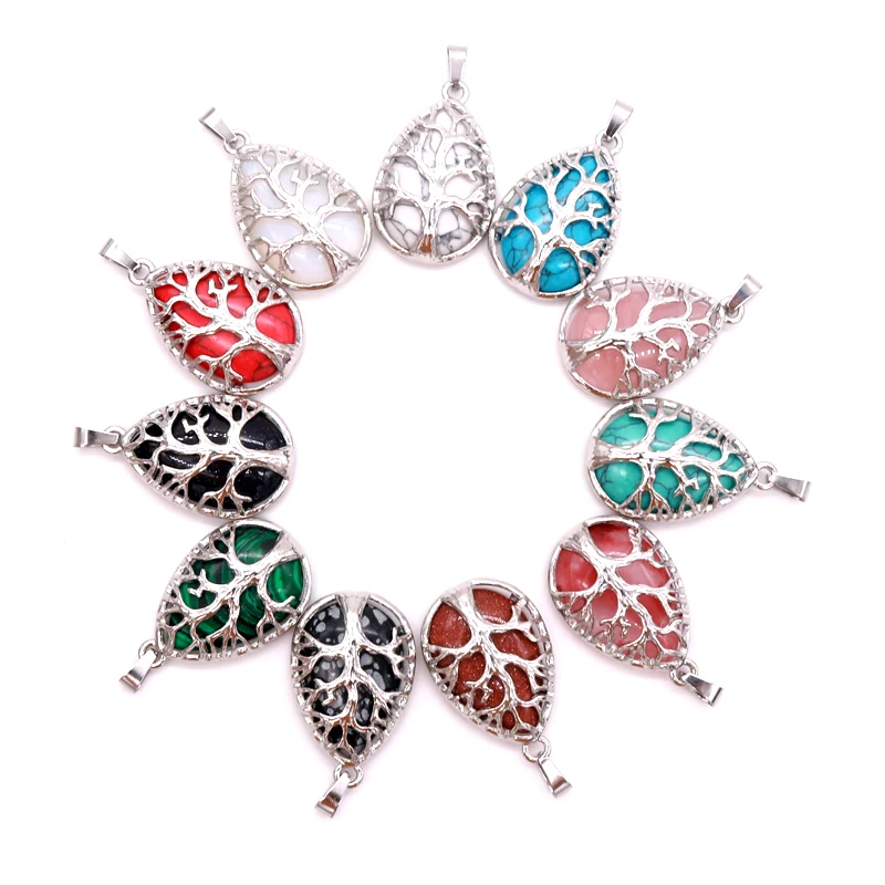 Подвески из натурального камня бусины для бижутерии сделай сам 1 шт. | Украшения и