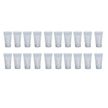 

20pcs 30ML Empty Plastic Portable Tubes Squeeze Cosmetic Travel Bottles Container Cleanser Hose Plastic