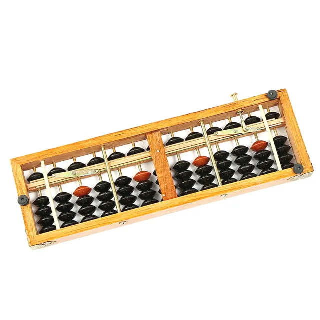 1pcs Wooden Frame Classic Ancient Calculator Abacus Bead Toy Develop Kid's Mathematics Abacus Intelligence 6