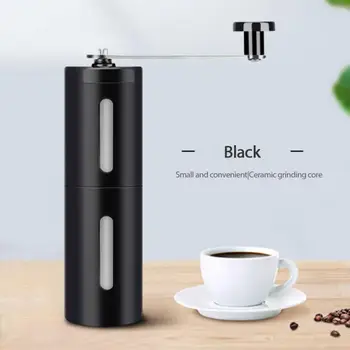 

Silver Coffee Grinder Mini Stainless Steel Hand Manual Handmade Coffee Bean Burr Grinders Mill Kitchen Tool Grinders Kitchen