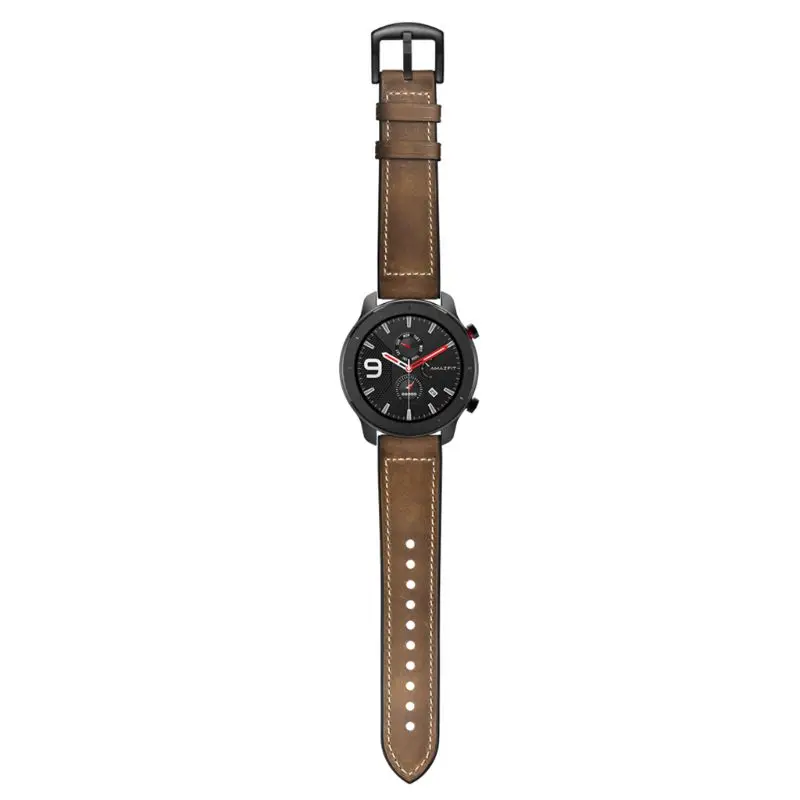 Ремешок для часов из натуральной кожи для AMAZFIT GTR 42 мм/47 мм Смарт-часы 667C