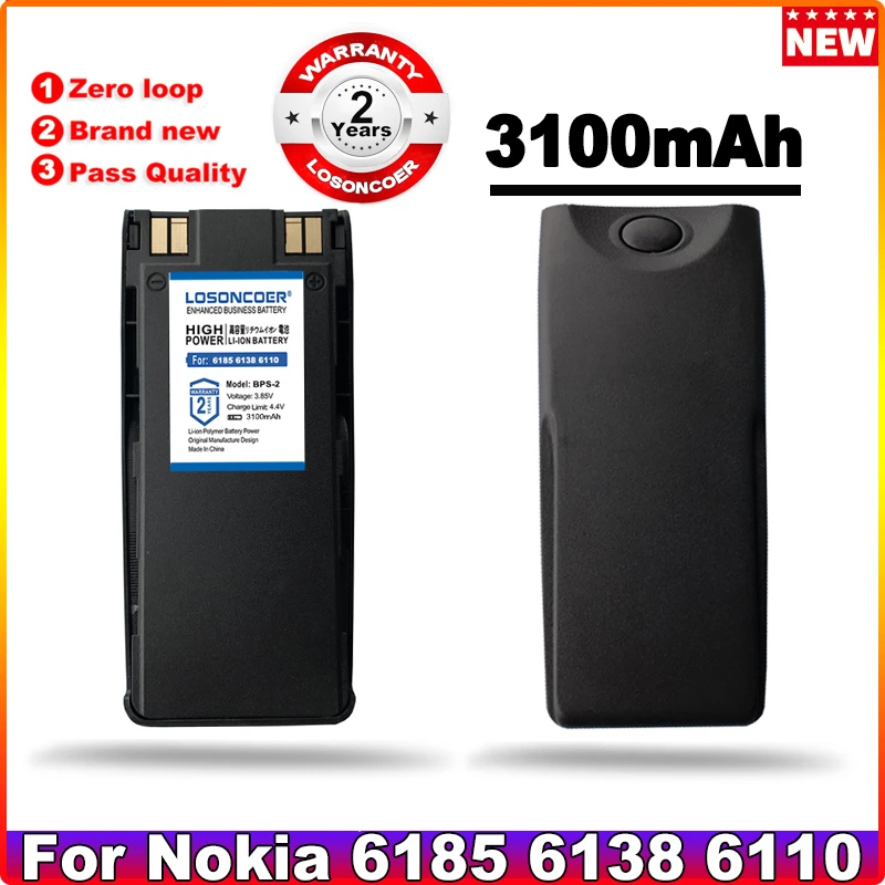 BPS-2 сменная батарея для Nokia 6185 6138 6110 6310I 6310 6210 5180 6160 7110 6150 5170 5160 5150 5125 5185 5165 5110 |