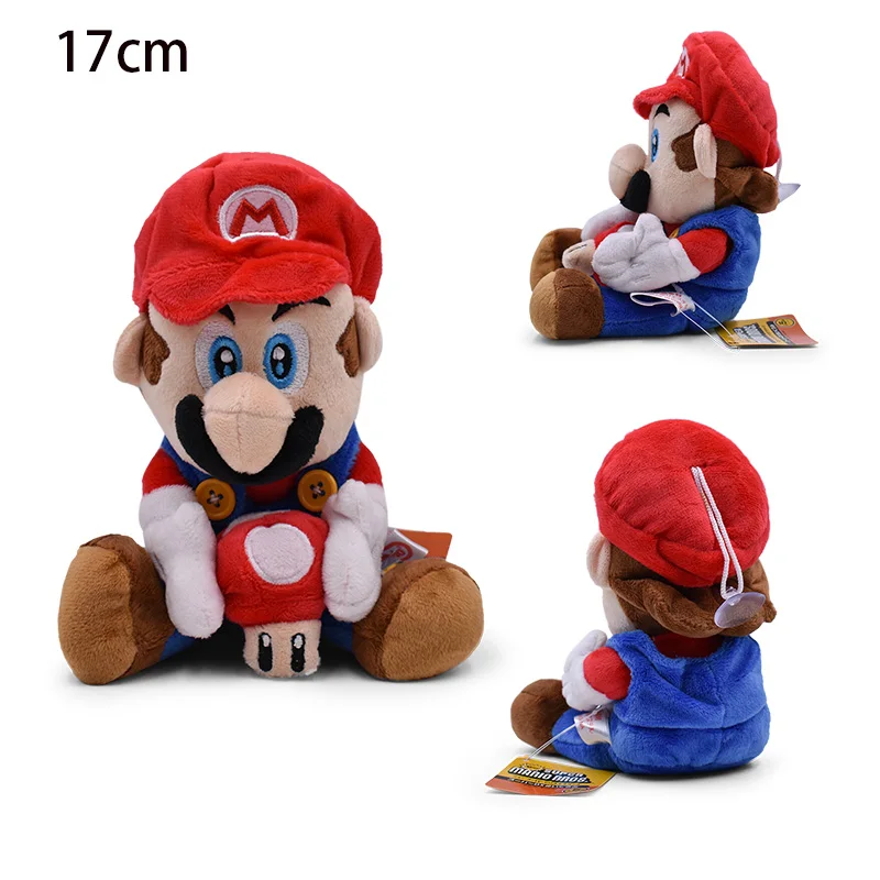 Super Mario Bros Luigi Плюшевые игрушки Super Mario Stand Mario Brother мягкие игрушки мягкие куклы подарок для детей Высокое качество
