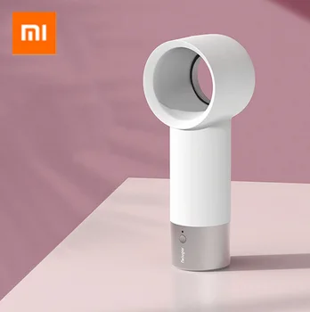 

Xiaomi Mini Handheld fan Bladeless Fan Bladeless 3Speeds Safety Strong Wind Low Noise Portable Handheld leafless fan