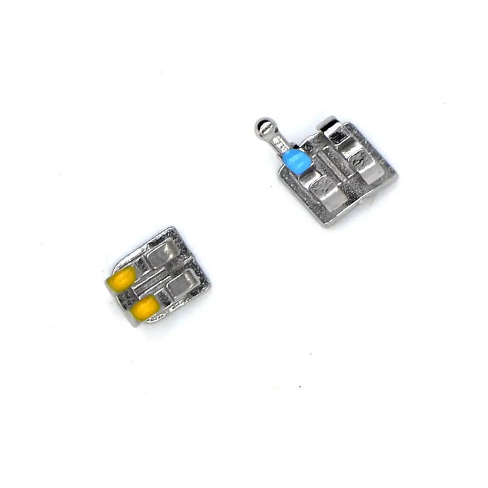 Orthodontic Brackets 1 Pack Metal Mini Roth Slot 022 345 3 Hooks Dental Braces For Teeth MBT 018 Dentist Materials Dentistry