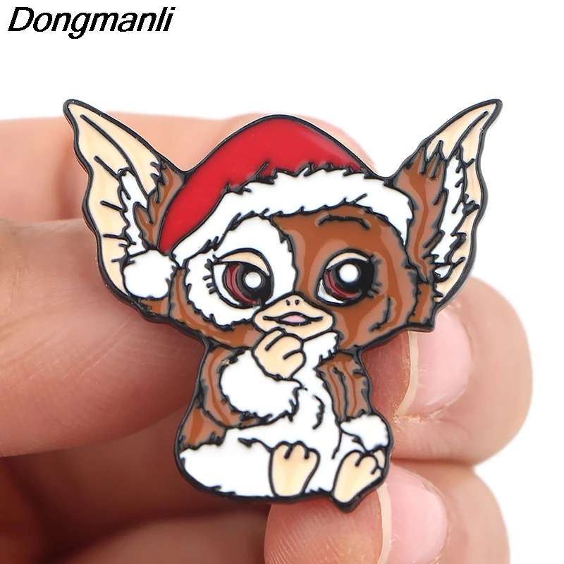 P4221 Dongmanli ювелирные изделия Gremlins металлические эмалированные булавки и броши для женщин модные нагрудные булавки рюкзак сумки значок подарки