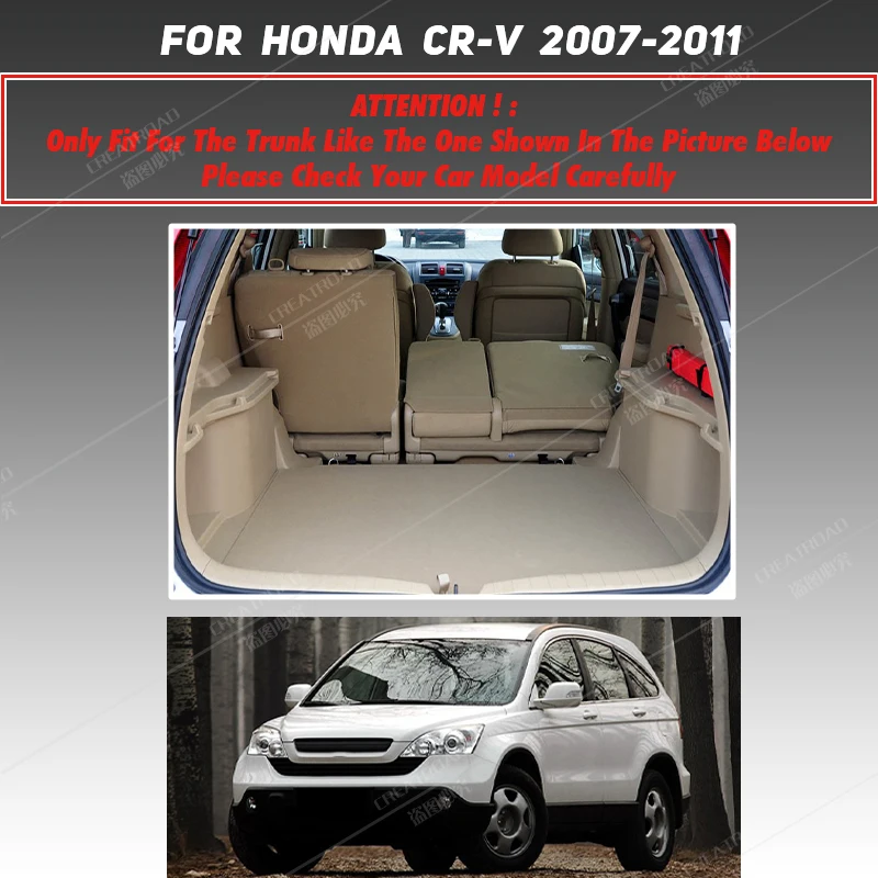 Honda Crv 2007 Accessories Car Trunk Mat For Honda CRV 2007 2008