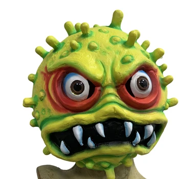 

Masquerade Cosplay Halloween Virus Shape Soft School Realistic Party Fashion Propaganda Props Bar Teaching Aid Home Latex Mask