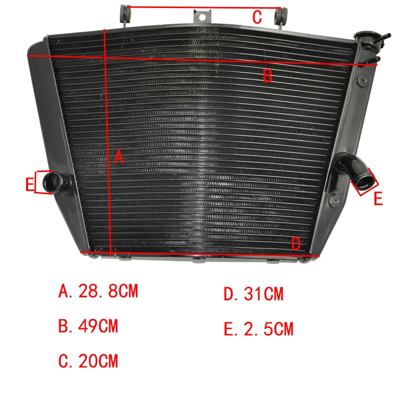 For Suzuki GSXR1000 2005 2006 GSX-R1000 GSXR 1000 Motorcycle Engine Radiator Motor Bike Aluminium Replace Parts Cooler | Автомобили и