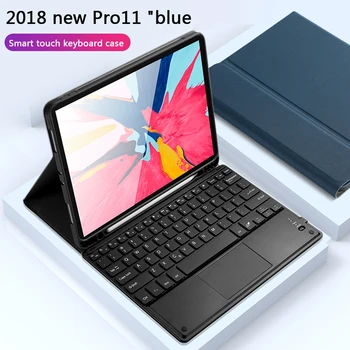 

For iPad Pro 11 Case 2018 Keyboard with Touchpad Built-in Pencil Holder Ultra-thin Bluetooth Keyboard Case For iPad Pro 11"