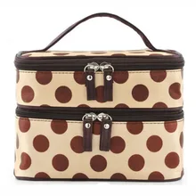 Sale Travel Toiletry beauty Cosmetic bag Makeup Case Organizer Zipper Holder Handbag bolsa de maquillaje Trousse de maquillage