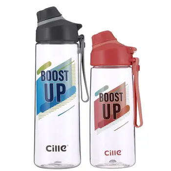 

Plastic Travel Transparent Tritan Water Bottles Outdoor Sport Workout Personalized Botella De Agua Cristal Drinkware EC50SH