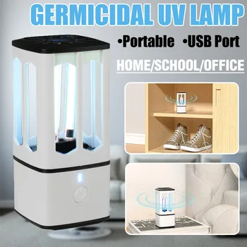 

LED UV Light Sterilizer Smart Sensors Sterilizer DC5V USB Ultraviolet Disinfection Light ABS/Quartz Lamp UVC Germicidal Lamp