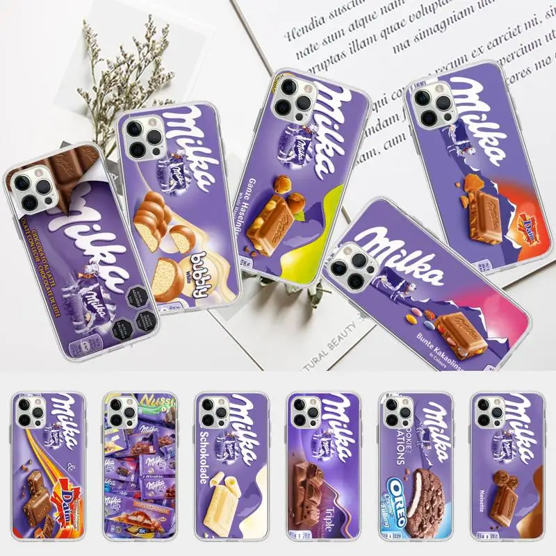 Custodia Per Telefono Trend Chocolate Milka Box Per Iphone 13 12 Mini 11 Pro Xs Max Xr X 8 7 6 6S Plus 5S Cover