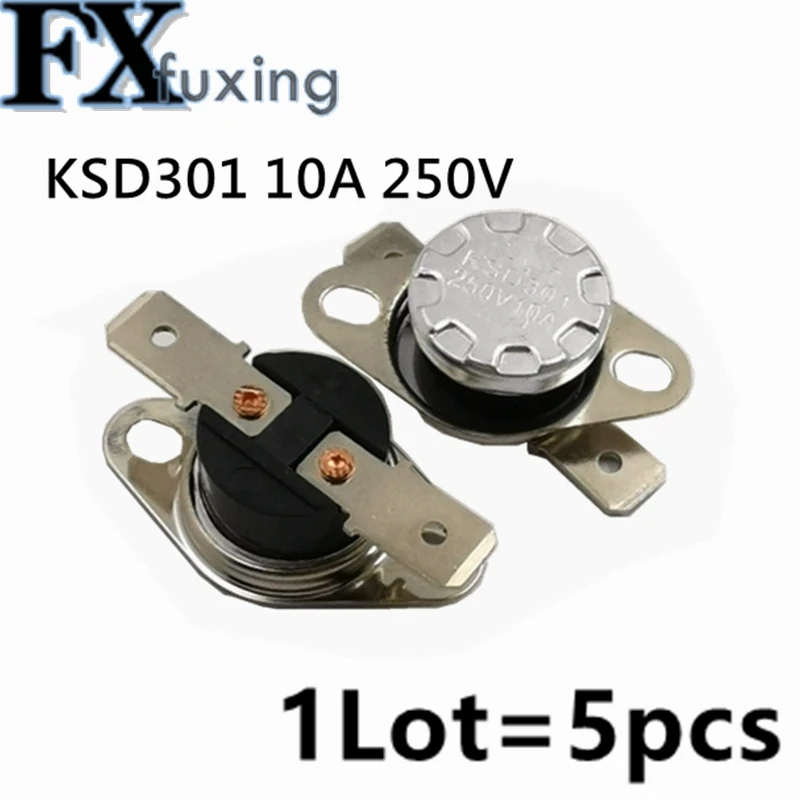 5PCS KSD301 150 Degree Normally Closed Constant Temperature Temperature