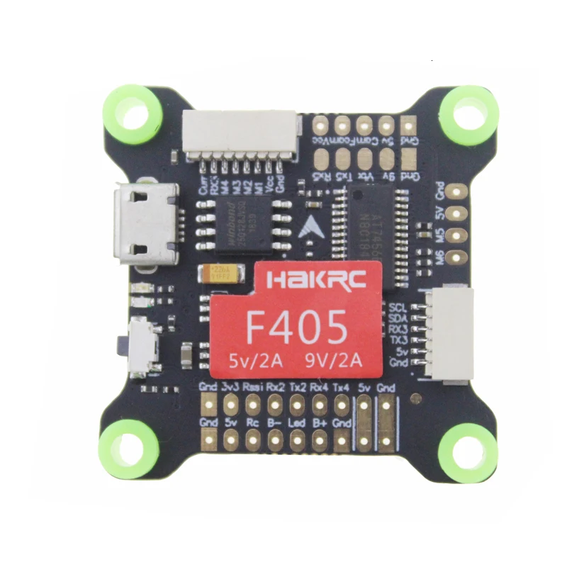 HAKRC F405 OSD BEC 3-9S MPU6000 50A V2 4B1 ESC BLHeli \ 32 DShot 1200 для Дрон на ру FPV гоночные автомобильные аксессуары