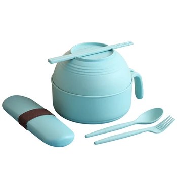 

Chopsticks Bowl kit Microwave Bamboo fiber PP Environmentally friendly