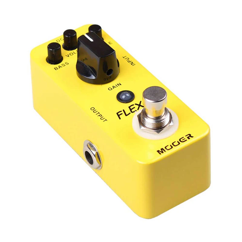 Mooer Flex Boost педаль эффектов гитары широкий диапазон усиления полный металлический корпус True Bypass с бесплатным разъемом и крышкой