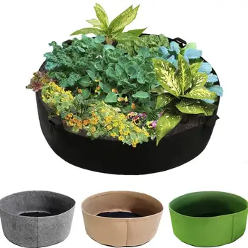 

Green Vegetable Seedling Grow Planting Bags Pot for Plants Home Garden Growing Planter Pots Bag Non-Woven Container