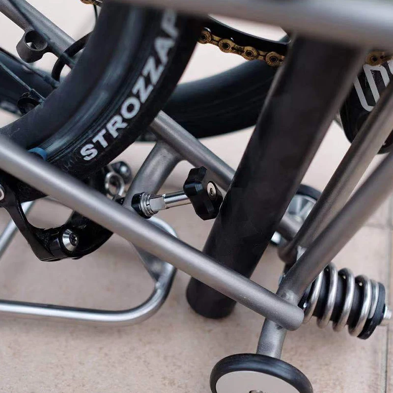 Титановый сплав Stopdisk для Brompton складной велосипед панель для парковки сверхлегкий 3 цвета