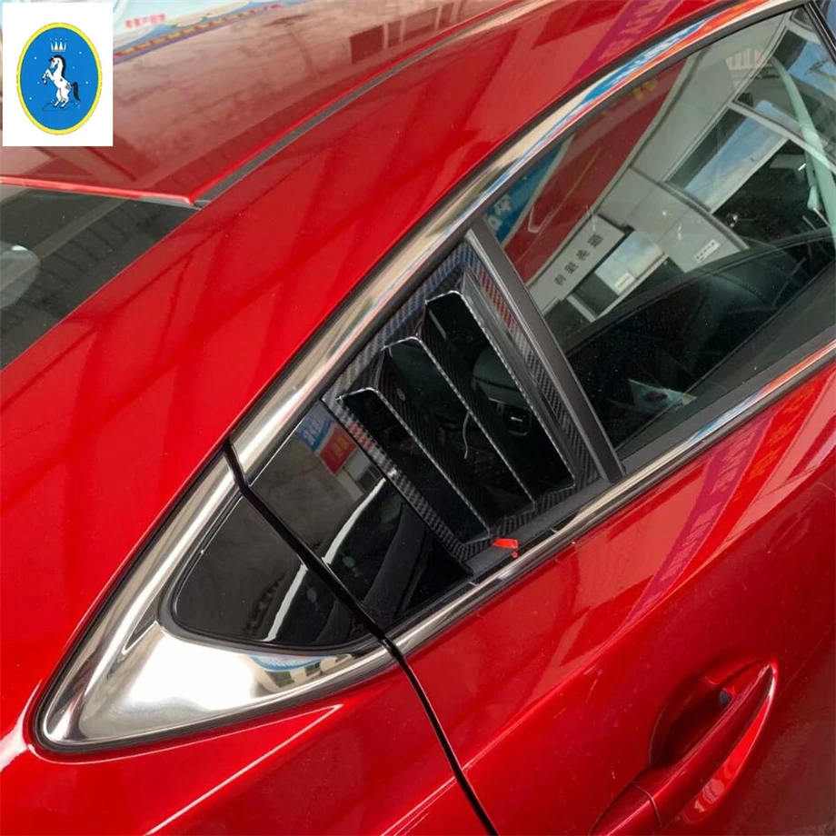 Yimaautotrims авто аксессуары задние оконные стойки C жалюзи Совок вентиляционная панель Крышка отделка Подходит для Mazda 6 седан