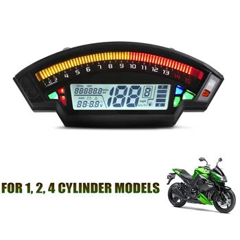 

Universal Motorcycles Speedometer Backlight LCD Digital Tachometer & Odometer