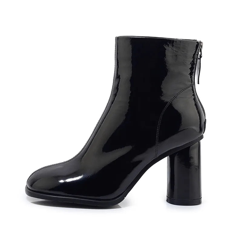 MORAZORA Large size 33-43 genuine leather women brand boots black color classic party shoes woman winter ankle boots