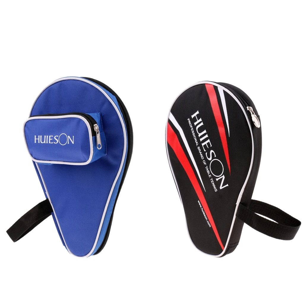 Professional Table Tennis Racket Cover Ping Pong Paddle Bat Bag Pouch with Ball Case